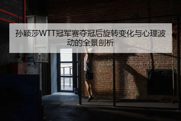 孙颖莎WTT冠军赛夺冠后旋转变化与心理波动的全景剖析